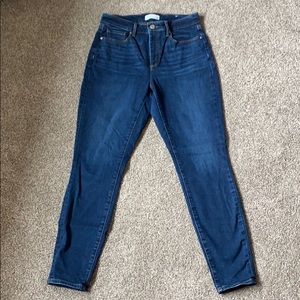 LOFT jeans curvy high waist skinny size 28 | 6